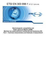 Norma ETSI EN 303098-1-V1.2.1 15.9.2014 náhľad