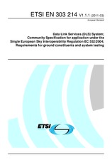Norma ETSI EN 303214-V1.1.1 25.3.2011 náhľad