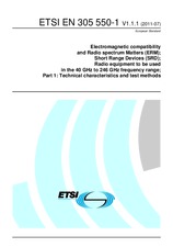 Norma ETSI EN 305550-1-V1.1.1 7.7.2011 náhľad
