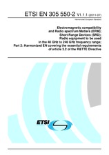 Norma ETSI EN 305550-2-V1.1.1 7.7.2011 náhľad