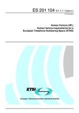 Náhľad ETSI ES 201104-V1.1.1 31.1.1998
