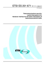 Náhľad ETSI ES 201671-V1.1.1 29.7.1999