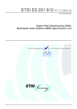 Náhľad ETSI ES 201812-V1.1.1 3.12.2003