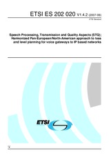 Náhľad ETSI ES 202020-V1.4.2 19.6.2007