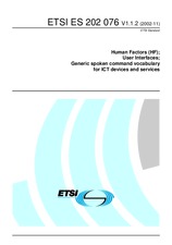 Norma ETSI ES 202076-V1.1.2 7.11.2002 náhľad