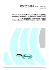 Norma ETSI ES 202098-V1.1.1 14.5.1999 náhľad