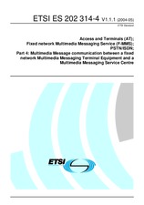 Náhľad ETSI ES 202314-4-V1.1.1 10.5.2004