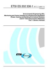 Norma ETSI ES 202336-1-V1.1.1 8.11.2007 náhľad