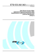 Náhľad ETSI ES 202363-V1.1.1 11.1.2005