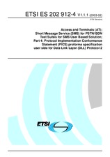 Norma ETSI ES 202912-4-V1.1.1 11.2.2003 náhľad