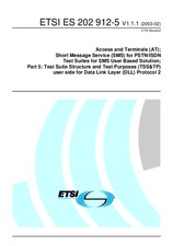 Norma ETSI ES 202912-5-V1.1.1 11.2.2003 náhľad