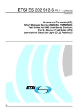 Náhľad ETSI ES 202912-6-V1.1.1 11.2.2003