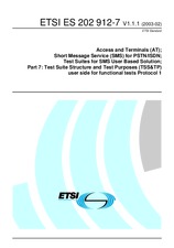 Náhľad ETSI ES 202912-7-V1.1.1 11.2.2003