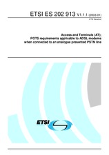 Náhľad ETSI ES 202913-V1.1.1 20.1.2003