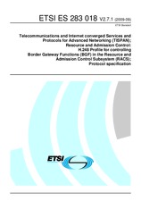 Náhľad ETSI ES 283018-V2.7.1 21.9.2009