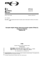 Norma ETSI ETR 104-ed.1 30.10.1993 náhľad