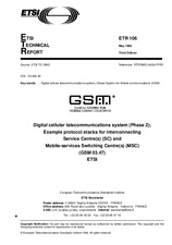 Norma ETSI ETR 106-ed.3 30.5.1996 náhľad