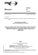 Norma ETSI ETR 108-ed.1/Amd.1 15.8.1995 náhľad