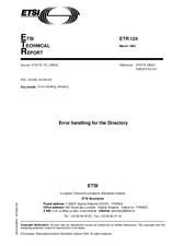 Norma ETSI ETR 124-ed.1 30.3.1994 náhľad