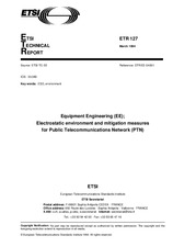 Norma ETSI ETR 127-ed.1 15.3.1994 náhľad