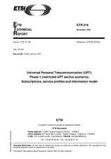 Náhľad ETSI ETR 216-ed.1 15.11.1995