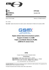 Norma ETSI ETR 353-ed.1 30.11.1996 náhľad