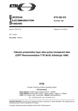 Norma ETSI ETS 300074-ed.1 30.11.1990 náhľad