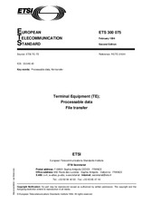 Norma ETSI ETS 300075-ed.2 28.2.1994 náhľad