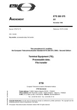 Norma ETSI ETS 300075-ed.2/Amd.1 30.11.1995 náhľad