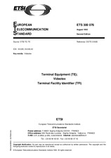 Norma ETSI ETS 300076-ed.2 31.8.1992 náhľad