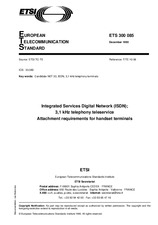 Norma ETSI ETS 300085-ed.1 31.12.1990 náhľad