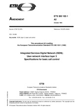 Norma ETSI ETS 300102-12-ed.1/Amd.2 18.10.1993 náhľad