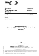 Norma ETSI ETS 300106-ed.1 31.12.1991 náhľad