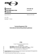 Norma ETSI ETS 300107-ed.1 31.12.1991 náhľad