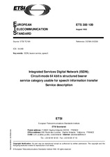 Norma ETSI ETS 300109-ed.1 27.8.1992 náhľad