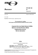 Norma ETSI ETS 300128-ed.1/Amd.1 15.2.1998 náhľad