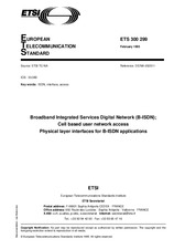 Norma ETSI ETS 300299-ed.1 17.2.1995 náhľad
