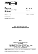 Náhľad ETSI ETS 300351-ed.1 30.10.1994