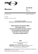 Náhľad ETSI ETS 300390-ed.1/Amd.1 15.3.1997