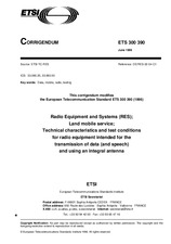 Náhľad ETSI ETS 300390-ed.1/Cor.1 15.6.1996