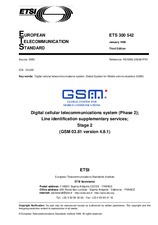 Norma ETSI ETS 300542-ed.3 5.1.1999 náhľad
