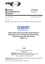 Norma ETSI ETS 300641-ed.1 30.12.1996 náhľad