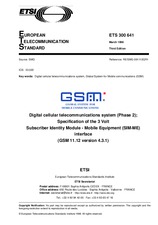 Norma ETSI ETS 300641-ed.3 31.3.1998 náhľad
