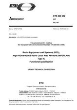 Norma ETSI ETS 300652-ed.1/Amd.1 15.5.1997 náhľad