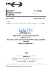 Norma ETSI ETS 300964-ed.1 30.5.1997 náhľad