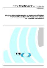 Norma ETSI GS INS 002-V1.1.1 3.9.2010 náhľad