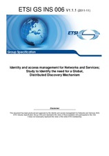 Norma ETSI GS INS 006-V1.1.1 4.11.2011 náhľad