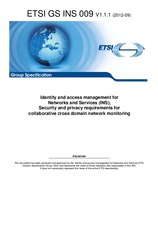 Norma ETSI GS INS 009-V1.1.1 28.9.2012 náhľad