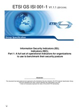Náhľad ETSI GS ISI 001-1-V1.1.1 23.4.2013