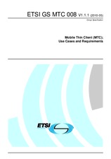 Norma ETSI GS MTC 008-V1.1.1 7.5.2010 náhľad
